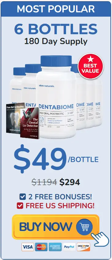 DentaBiome 6 bottle price 